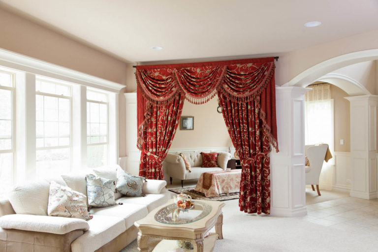 Red Curtains For Living Room Trendy