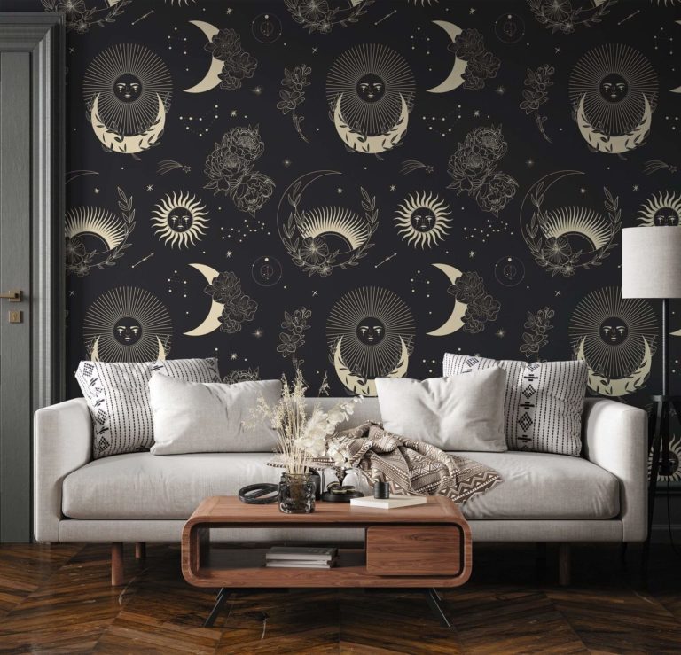 10 Black Peel and Stick Wallpaper Ideas: Add Luxe to Design