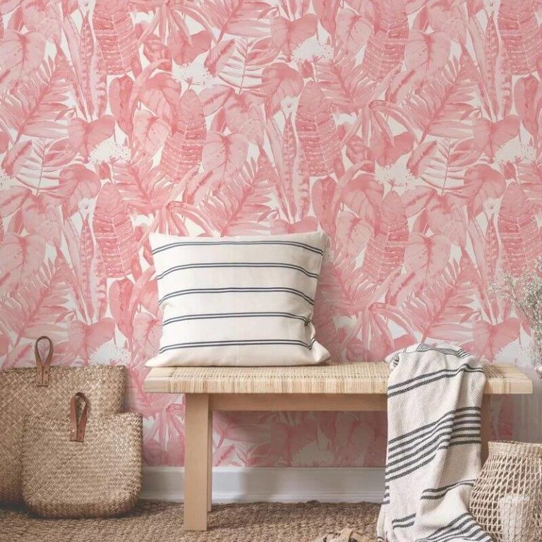 15+ Ways to Decorate with Pink Peel and Stick Wallpaper